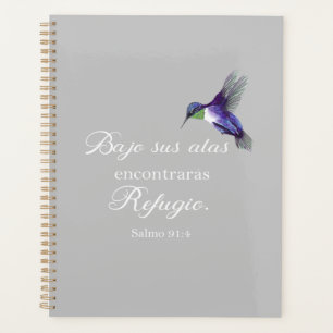 Bajo sus alas encontraras refugio Psalm 91 Planner