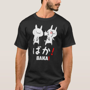 Baka Shirt Cute Anime Japanese Word Rabbit Slap Ja