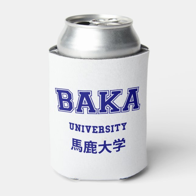 BAKA UNIVERSITY CAN COOLER (Can Front)
