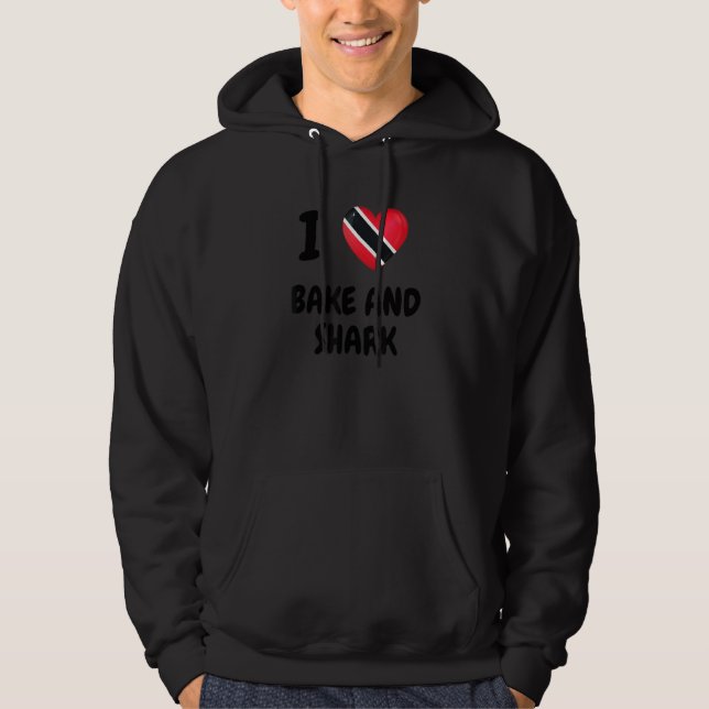 Bake And Shark Trinidad And Tobago Sayings Trini P Hoodie (Front)