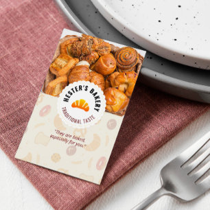 Bake Bakery Business Traditional Taste Business Card