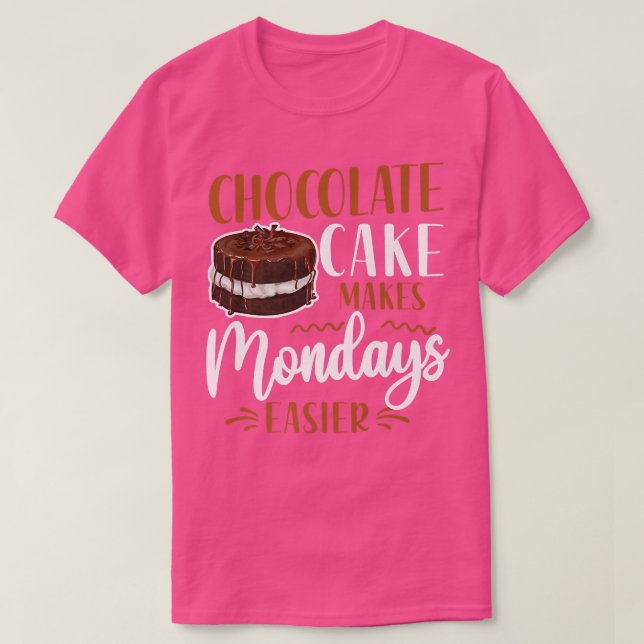 Bake Baking Chocolate Cake  T-Shirt (Design Front)