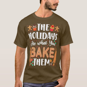 Bake Baking Christmas Cupcake Cookie Gingerbread M T-Shirt