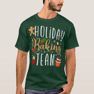 Bake Baking Christmas Cupcake Gingerbread Man T-Shirt
