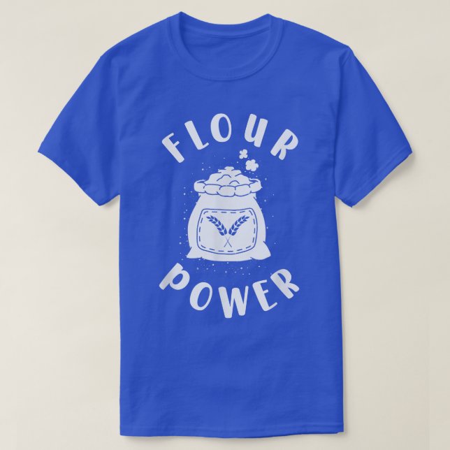 Bake Baking Flour T-Shirt (Design Front)