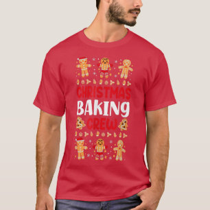Bake Baking Gingerbread Man Christmas Cookie 36 T-Shirt