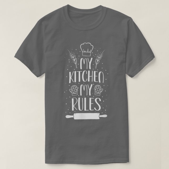 Bake Baking Rolling Pin 55 T-Shirt (Design Front)