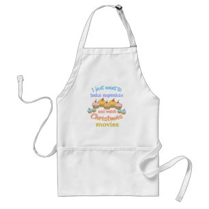 Bake Cupcakes Watch Christmas Movies Standard Apron