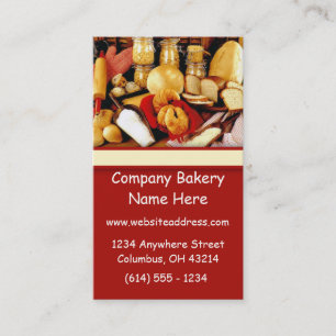 Bake Goods Baking Bakery Chef Business Cards