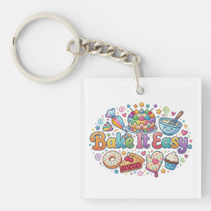 Bake It Easy Key Ring