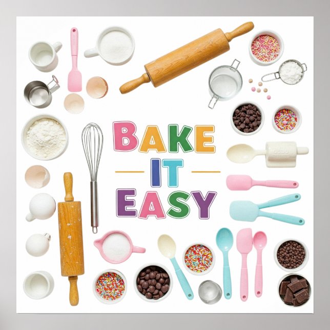 Bake It Easy Poster (Front)