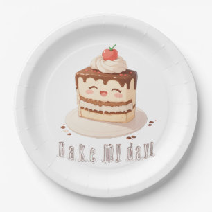 Bake my day! paper plate