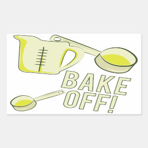 Bake Off Rectangular Sticker