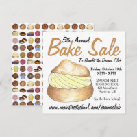 Bake Sale Doughnut Cupcake Cream Puff Cake Pie Sli