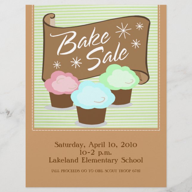 Bake Sale Flyers (Front)