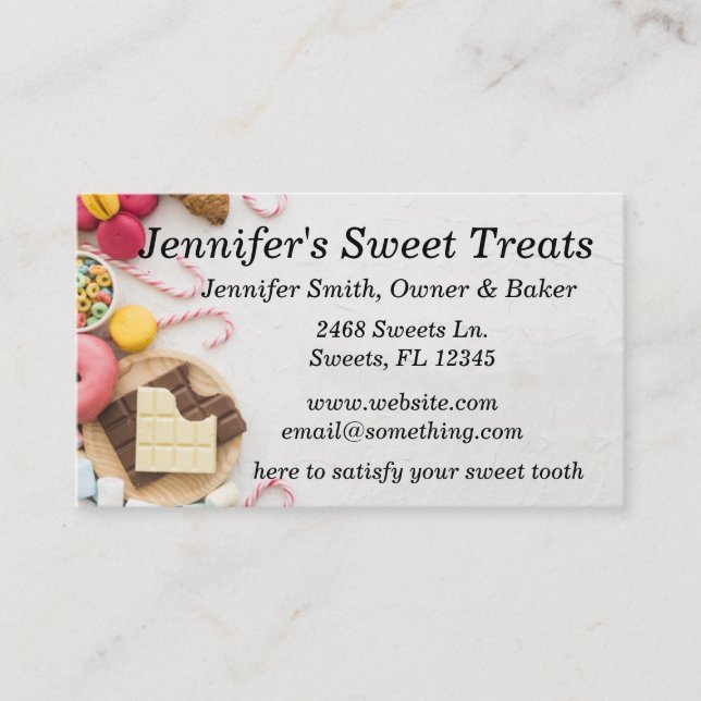 Bake Shop Business Card (Front)
