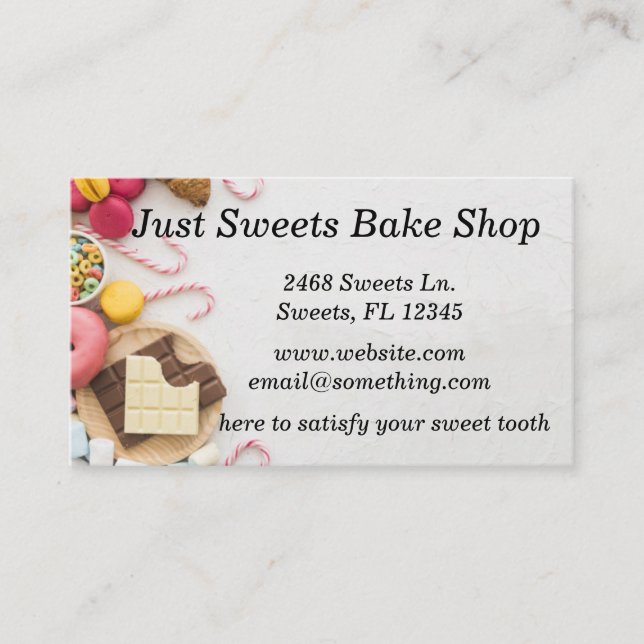 Bake Shop Business Card (Front)