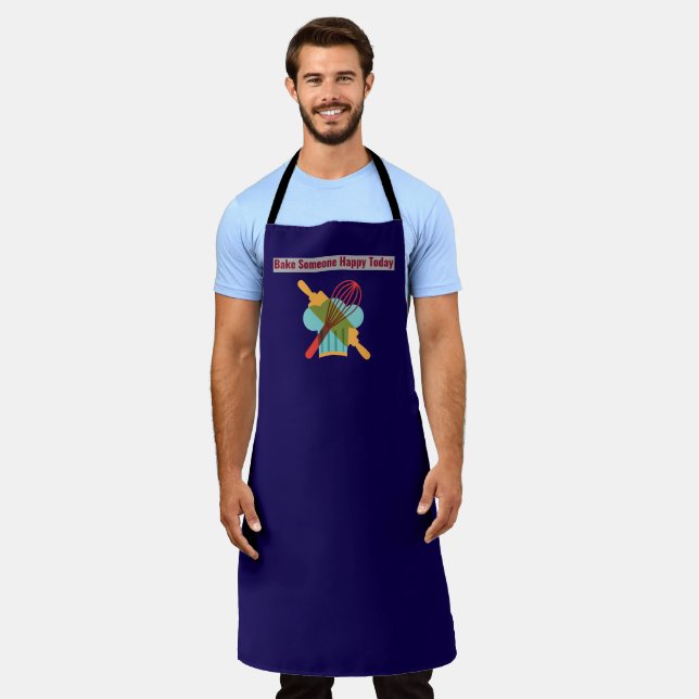Bake Someone Happy Today Apron (Worn)