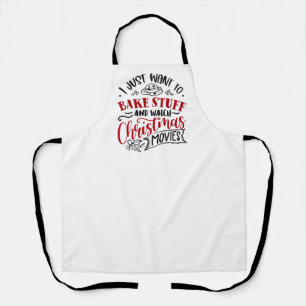 Bake Stuff Watch Movies Christmas Apron