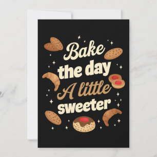 Bake the day a little sweeter invitation
