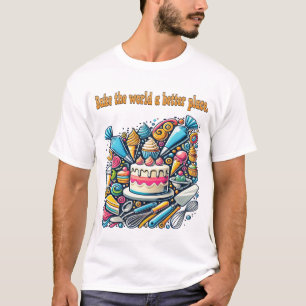 Bake the World a Better Place: Cake Designer T-Shirt