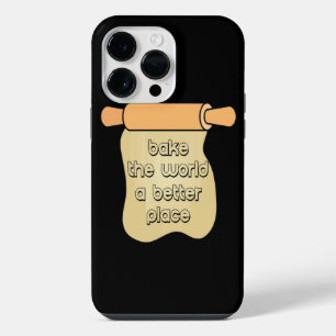 Bake the world a better place iPhone 14 pro max case