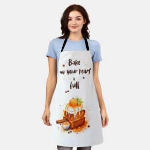 Bake Until Your Heart Is Full Apron