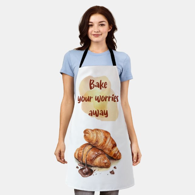 Bake Your Worries Away Apron (Worn)