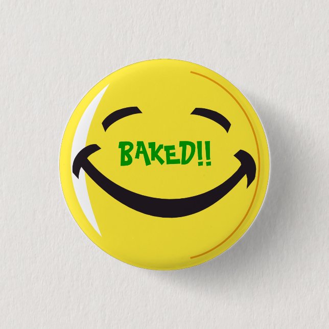 Baked 3 Cm Round Badge (Front)