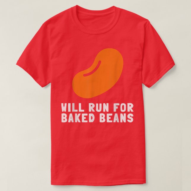 Baked Beans Canned Beans And Vegetarian Vegan  207 T-Shirt (Design Front)