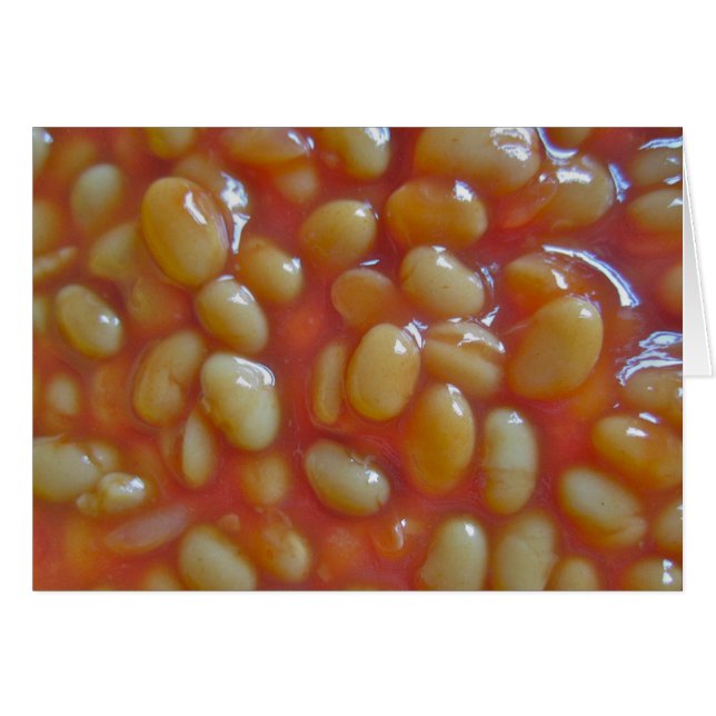 Baked Beans Card (Front Horizontal)