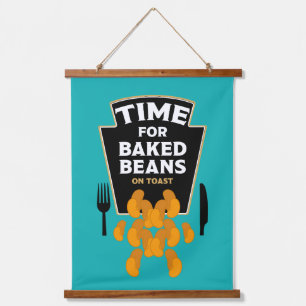 Baked Beans On Toast Hanging Tapestry
