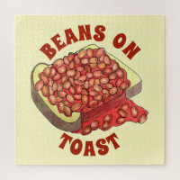 Baked Beans on Toast UK British Cuisine Food