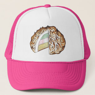 Baked Bombe Alaska Ice Cream Cake Dessert Food Trucker Hat