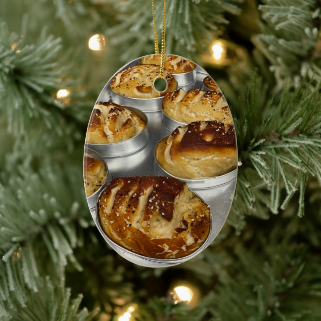 Baked Bread Loaves Ceramic Tree Decoration (Tree)