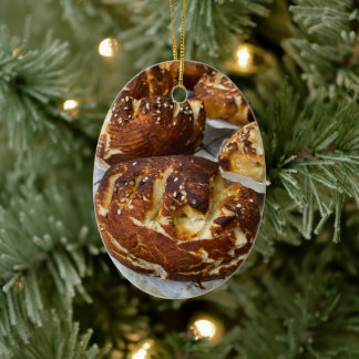 Baked Bread Loaves Ceramic Tree Decoration