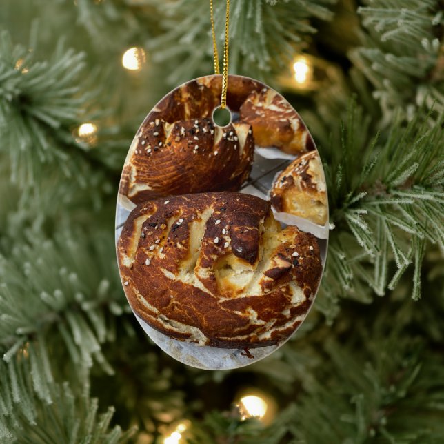 Baked Bread Loaves Ceramic Tree Decoration (Tree)