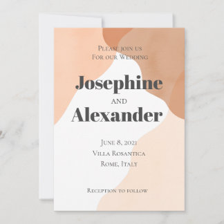 Baked Earth Theme Invitation