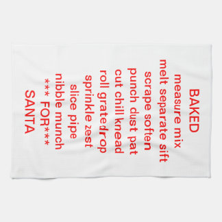 BAKED FOR SANTA DISHTOWEL TEA TOWEL