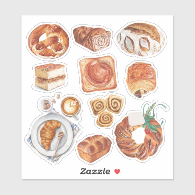 Baked Fresh Sticker Set (Sheet)