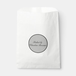 Baked Goods Crafters Name Cookie Favour Bags