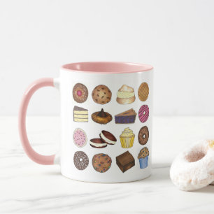 Baked Goods Foodie Muffin Cake Whoopie Pie Cupcake Mug