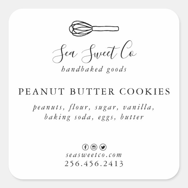 Baked Goods Sticker (Front)