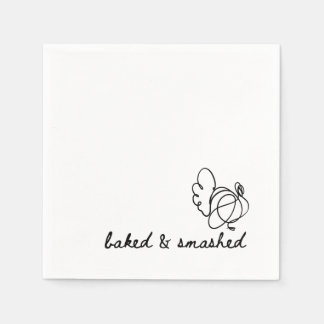 baked luxury thanksgiving napkin 