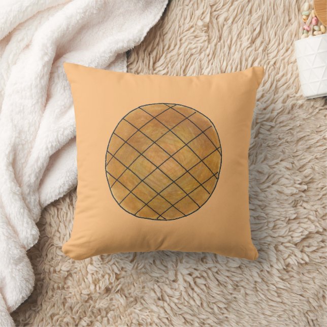 Baked Peanut Butter Cookie Bakery Food Dessert Cushion (Blanket)