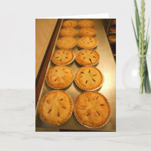 “Baked Pies" Thanksgiving Card