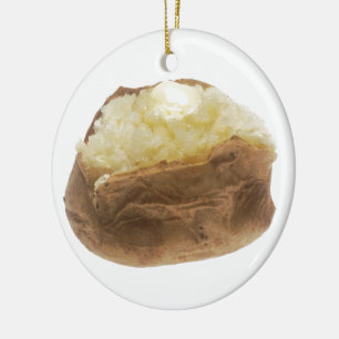 Baked Potato Ceramic Tree Decoration
