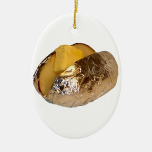 Baked Potato Ceramic Tree Decoration
