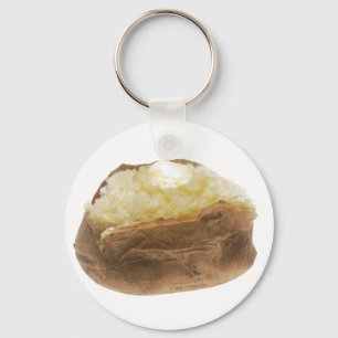 Baked Potato Key Ring