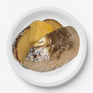 Baked Potato Paper Plate